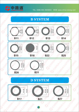 B18 Washer Shims for bosch Common Rail Injector