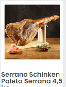 Serrano Schinken Paleta