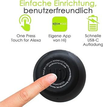 Mini tragbarer Bluetooth Lautsprecher mit Amazon Alexa